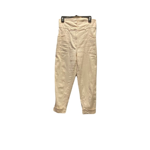 Derek Lam 10 Crosby Womens Beks Utility Ultra-High Waist Pants Ivory Size 8 - Picture 10 of 12